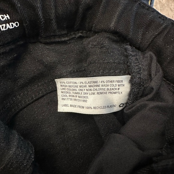 Cat & Jack Girls 12 Blue Straight Jeans and Girls 12 Black Skinny Jeans BUNDLE! - Picture 13 of 13